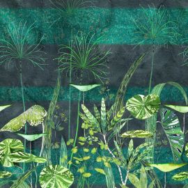 Designers Guild Wallpaper Arjuna Leaf Viridian 