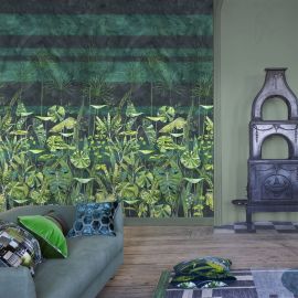 Designers Guild Wallpaper Arjuna Leaf Viridian 