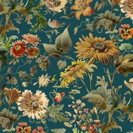 House of Hackney Wallpaper Avalon Petrol