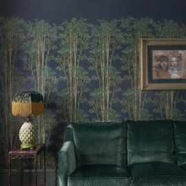 House of Hackney Wallpaper Bambusa Midnight