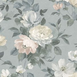 Borastapeter Wallpaper Peony Grey