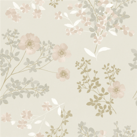 Borastapeter Wallpaper Prairie Rose Natural