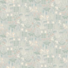 Borastapeter Wallpaper Strawberry Field Grey