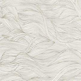 Casamance Wallpaper Alula Snow