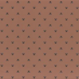 Casamance Wallpaper Apis Terracotta