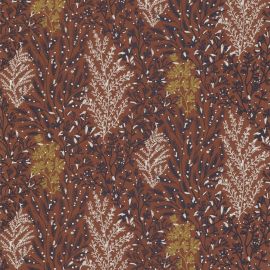 Casamance Wallpaper Isoete Terracotta 