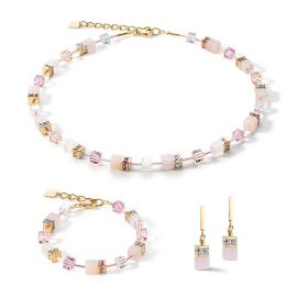 COEUR de LION Bracelet Geocube Iconic Precious Light Rose