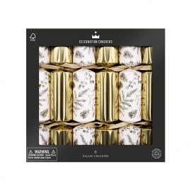 Paperie Christmas Cracker Deluxe Golden Botanical