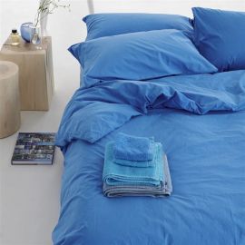 Designers Guild Loweswater Organic Cobalt Duvet Set