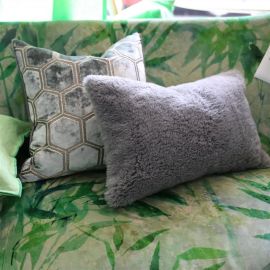 Designers Guild Cushion Mousson Graphite