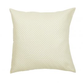 Bonnie And Neil Euro Pillowcase Tiny Checkers Vanilla