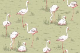 Cole And Son Wallpaper Flamingos 112/11038