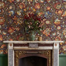 House of Hackney Wallpaper Gaia Vermillion