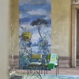 Designers Guild Wallpaper Giardino Segreto Scene 1 Delft