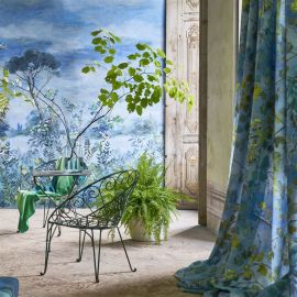 Designers Guild Wallpaper Giardino Segreto Scene 2 Delft