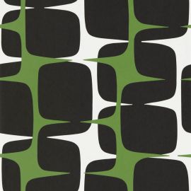 Scion Wallpaper Going Lohko Juniper/Liquorice