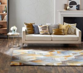 Harlequin Rug Arccos Ochre