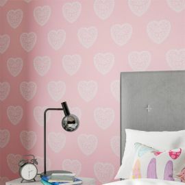 Harlequin Wallpaper Sweet Heart Soft Pink