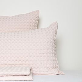 Seneca Jumbo Waffle Duvet Set Nude