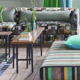 Designers Guild Fabric Chandigarh Aqua