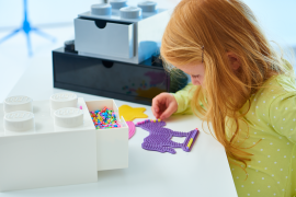 Lego Desk Drawer 4 Brick White