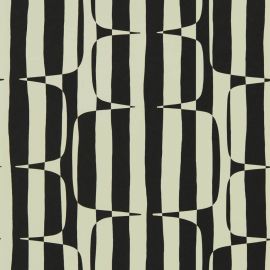 Scion Wallpaper Lohko Stripe Liquorice