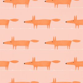 Scion Wallpaper Midi Fox Milkshake/Rose