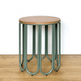 Ico Traders Montalto Oak Side Table Sage