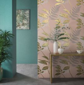 Osborne & Little Wallpaper Feuille D'Or Blush