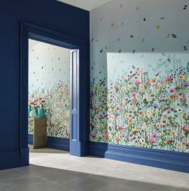 Matthew Williamson Wallpaper Deya Meadow Sky Blue