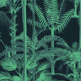 Mind The Gap Wallpaper Palmera Cubana Emerald