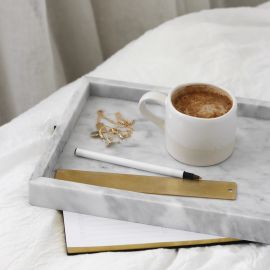 Papier HQ Marble Tray Rectangle