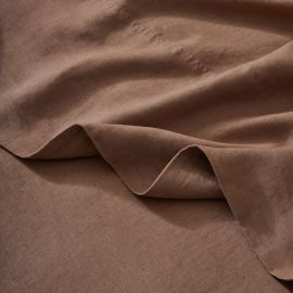 Weave Ravello Linen Flat Sheet Sheet Biscuit