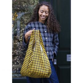 Kind Bag Reusable Bag Medium Dogtooth