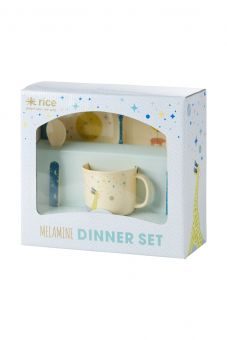 Rice Kids Melamine Universe Blue Dinner Set