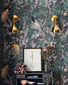 Mind The Gap Wallpaper Royal Garden Grey