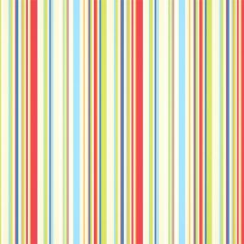 Harlequin Wallpaper Rush Strawberry/Sailor Blue/Apple