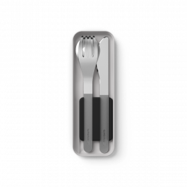 Monbento MB Slim Box Cutlery Black