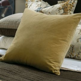 Bianca Lorenne Tramonto Ochre Euro Pillowcase Pair