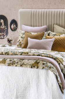 Bianca Lorenne Headboard Vernara Parchment-Queen