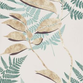 Osborne & Little Wallpaper Feuille D'Or Stone