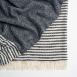 Weave Throw Catlins Navy