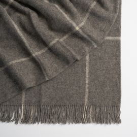 Weave Throw Ranfurly Charcoal