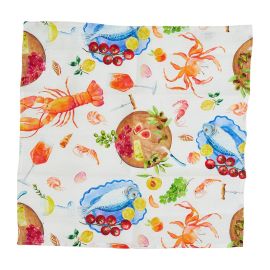 Annabel Trends Linen Napkin Seafood Multi