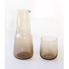 Bison Glass Birgit Carafe & Elias Tumbler Set Gold