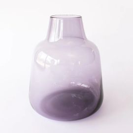 Bison Glass Vase Claude Blueberry