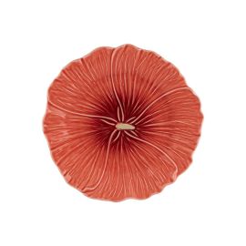 Bordallo Pinheiro Maria Flor Plate 22cm Hollyhock