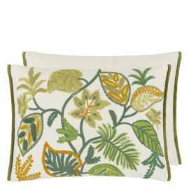 Designers Guild Cushion Foglia Decorativa Moss