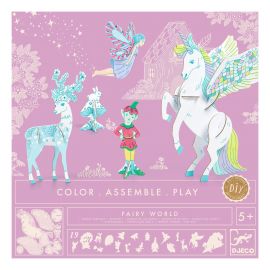 Djeco DIY Colour Assemble Play Fairy World