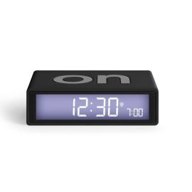 Lexon Flip+ Clock Rubber Black